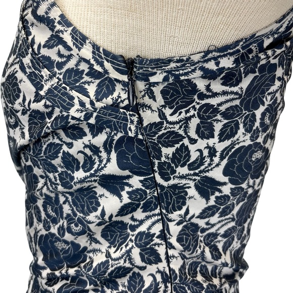 Prada Cheongsam Silk Floral Fitted Dress Women 40 US 4 - Picture 9 of 16